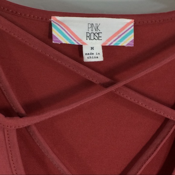 *PINK ROSE top size-M - Picture 4 of 5